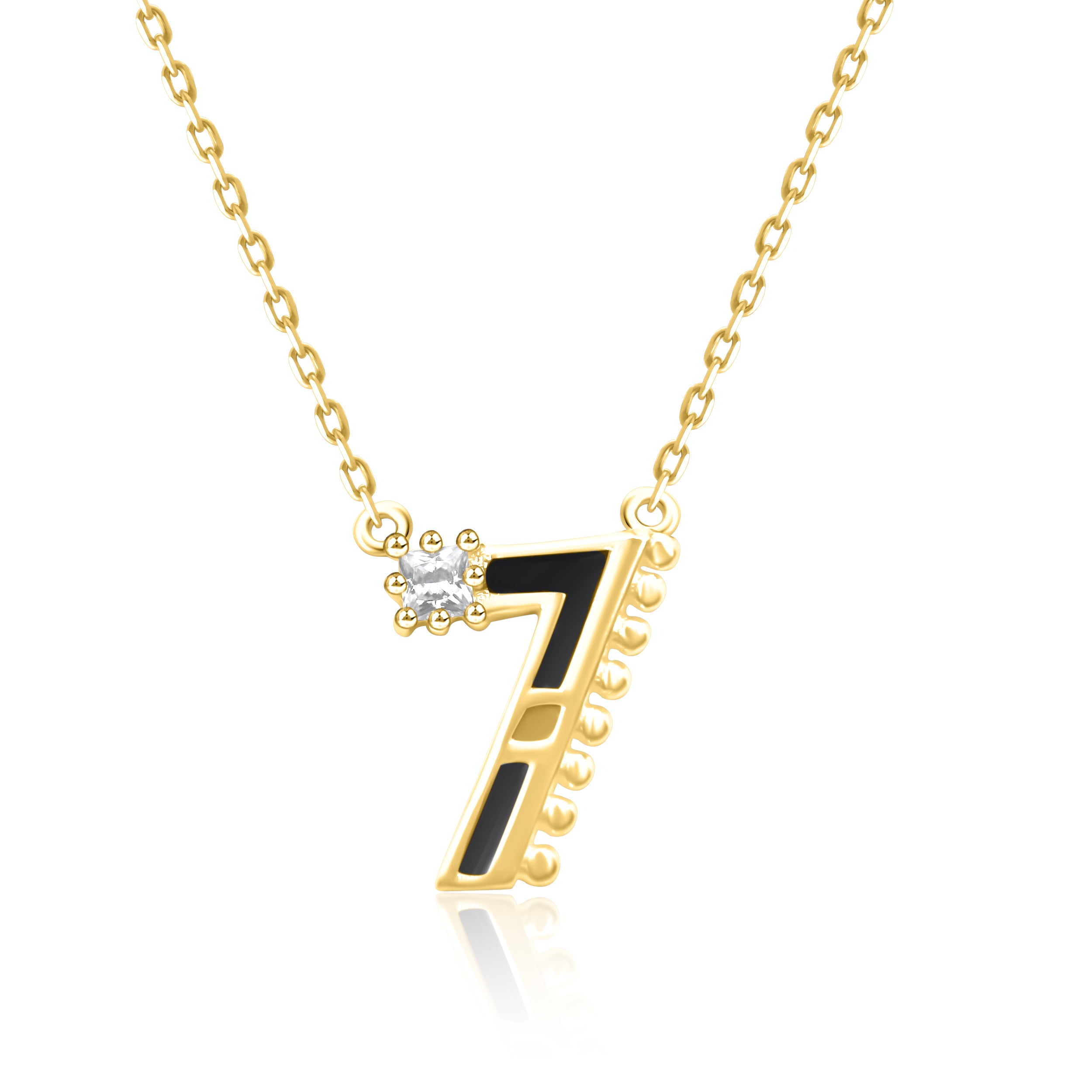 Lucky Seven Statement Pendant