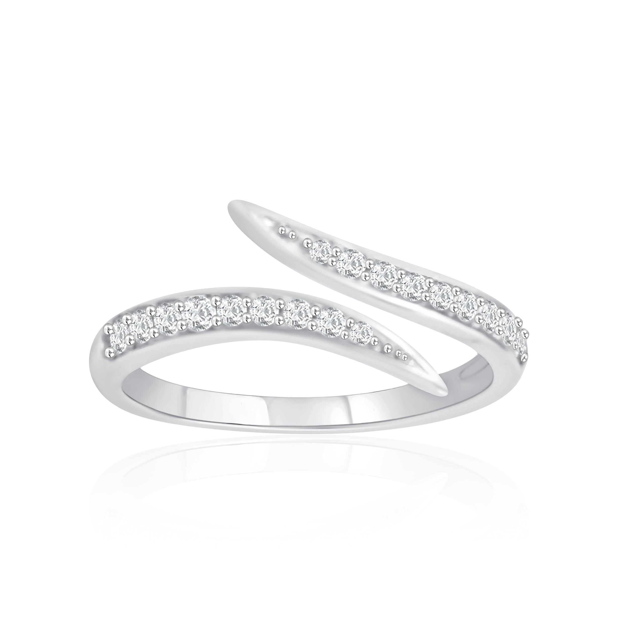 Double Sidded Outer Edge Diamond Ring