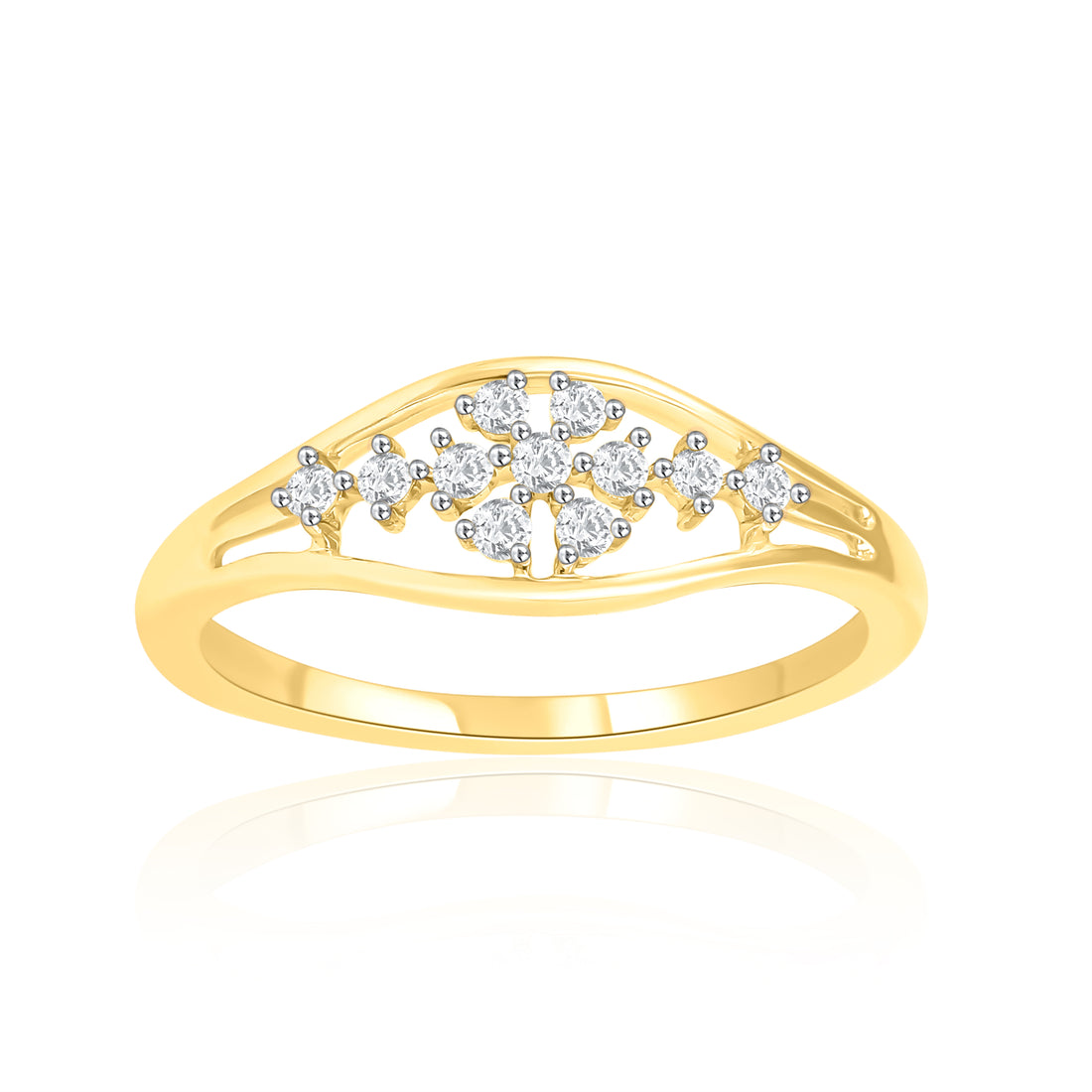 Sun Spring Diamond Ring