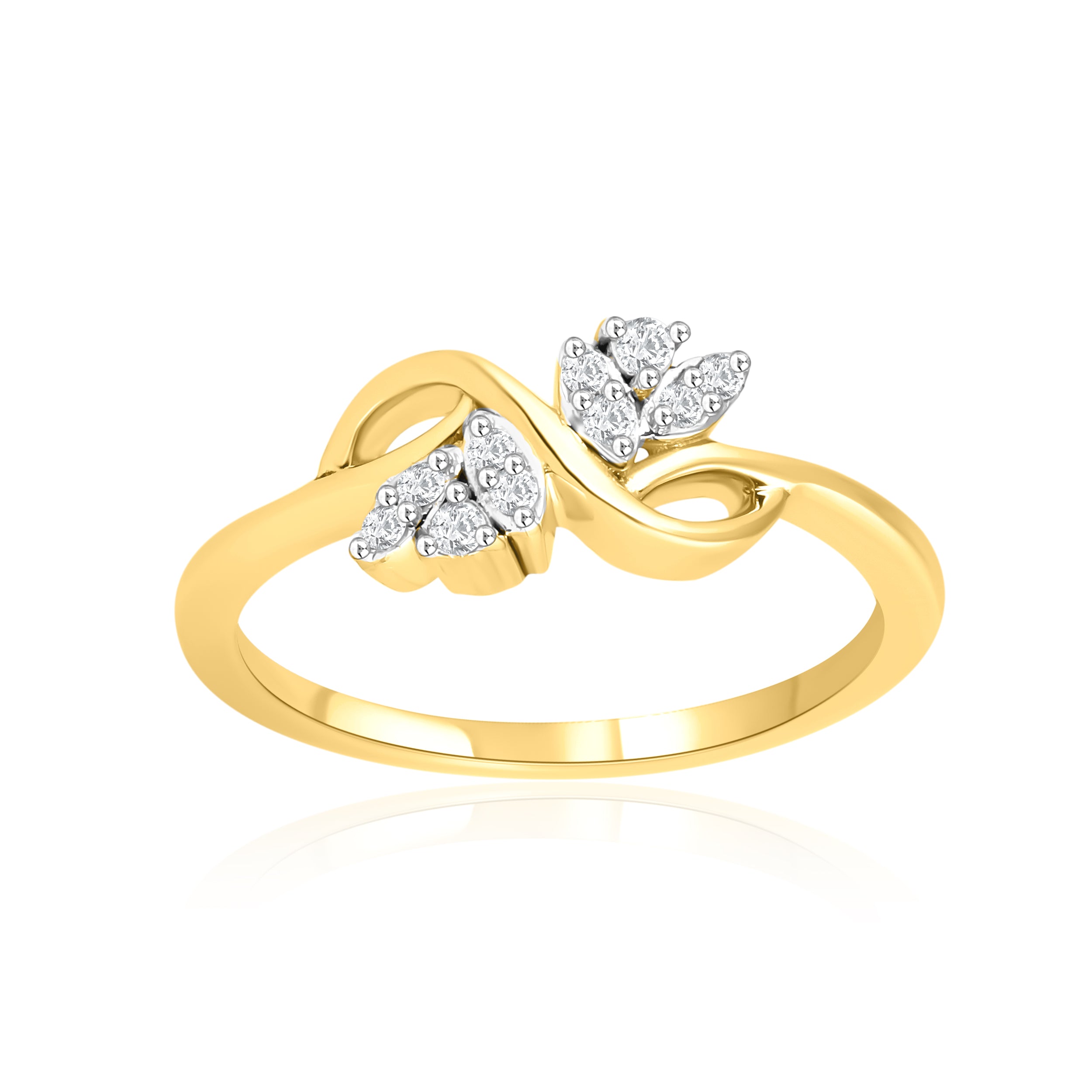 Dialeaf Entire Diamond Ring