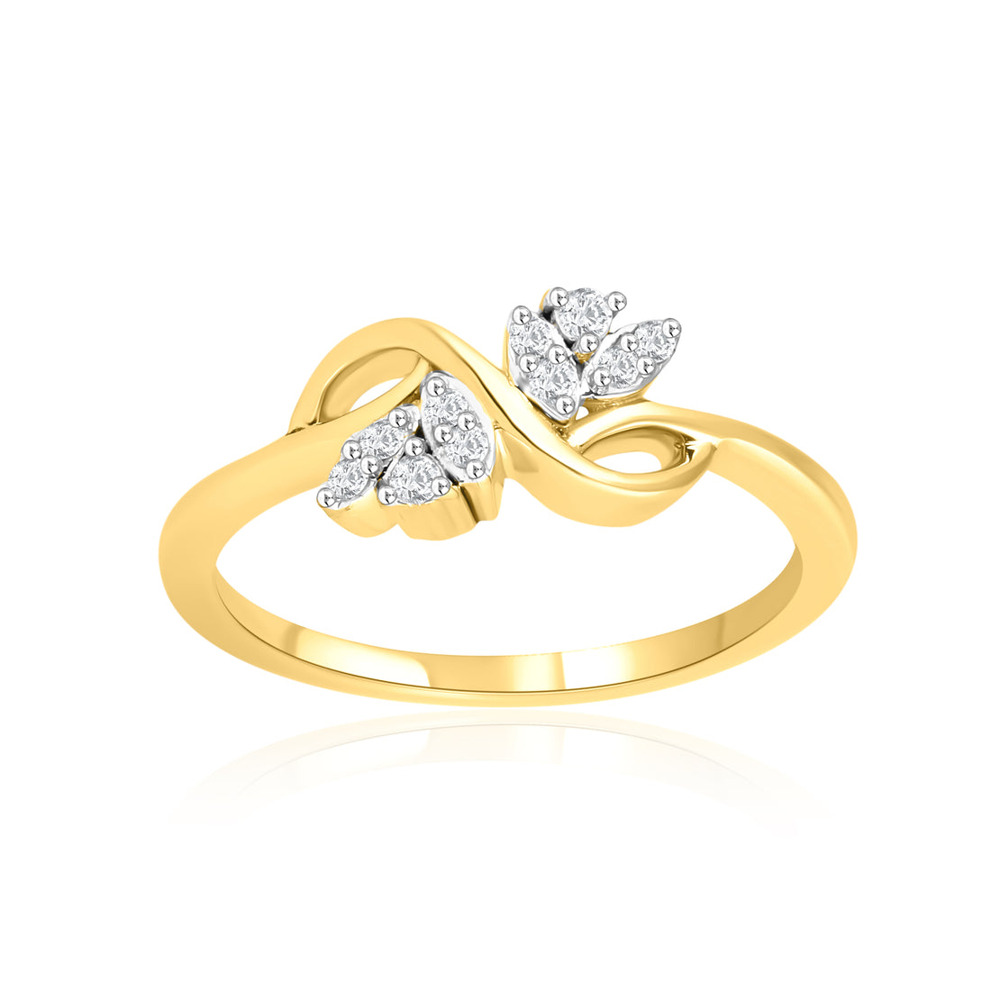 Dialeaf Entire Diamond Ring