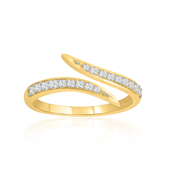 Double Sidded Outer Edge Diamond Ring