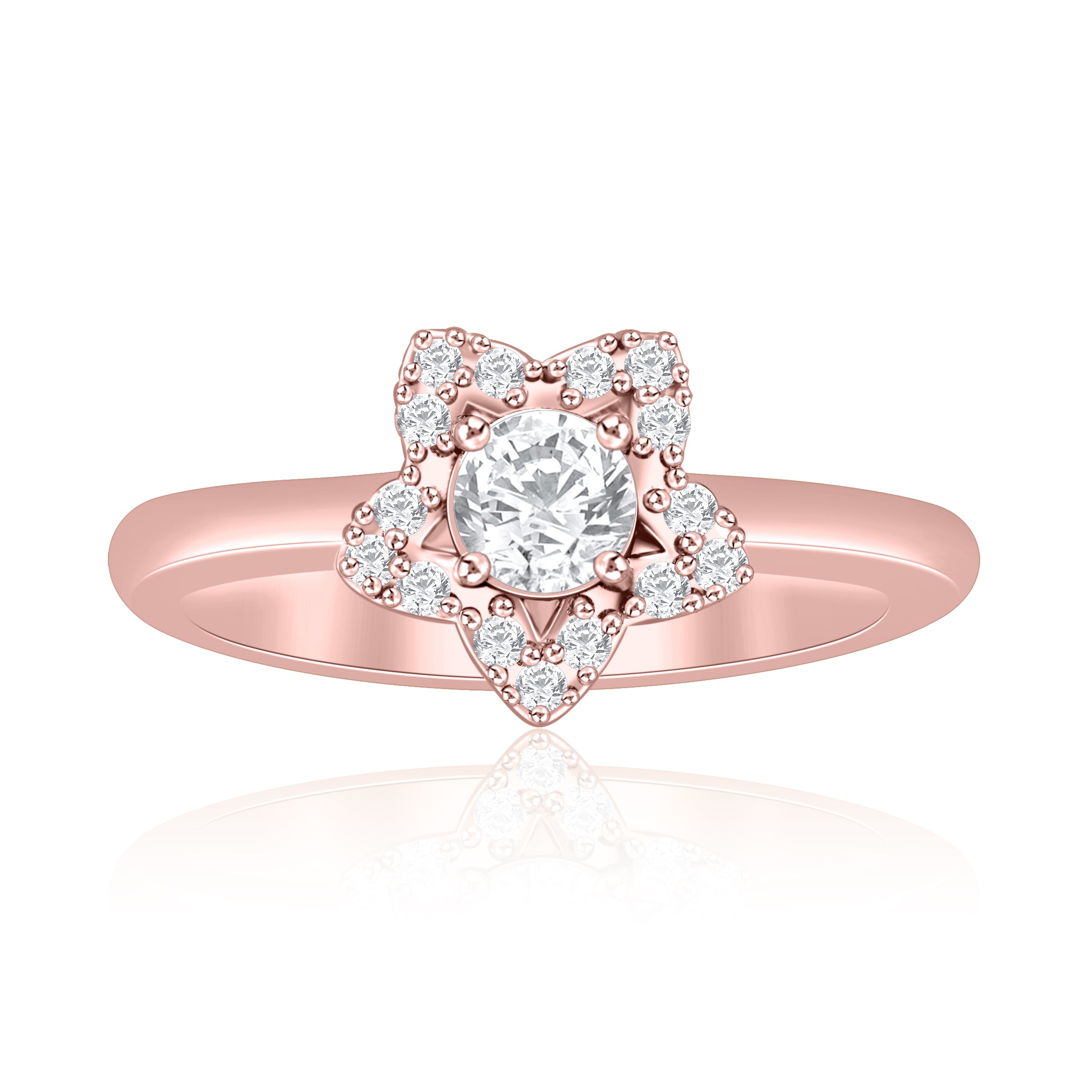 Diamond Starlit Solitaire Ring