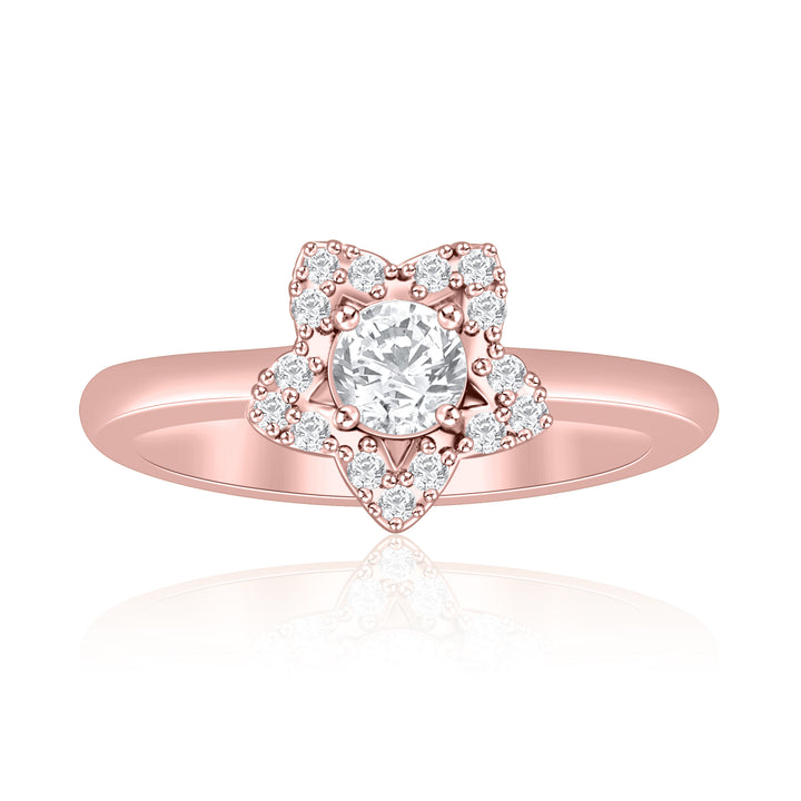 Diamond Starlit Solitaire Ring