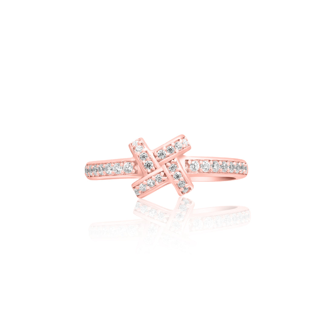 Cross Stitch Diamond Ring
