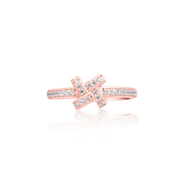 Cross Stitch Diamond Ring