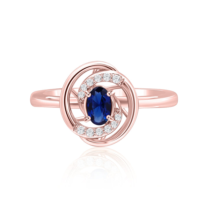 Dignity Center Diamond Ring