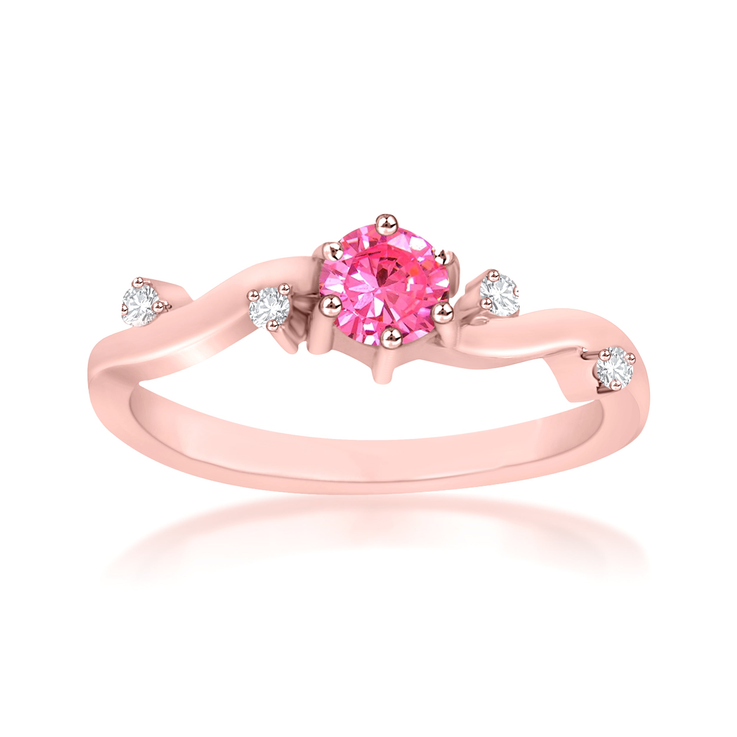 Pink Diamond Ring