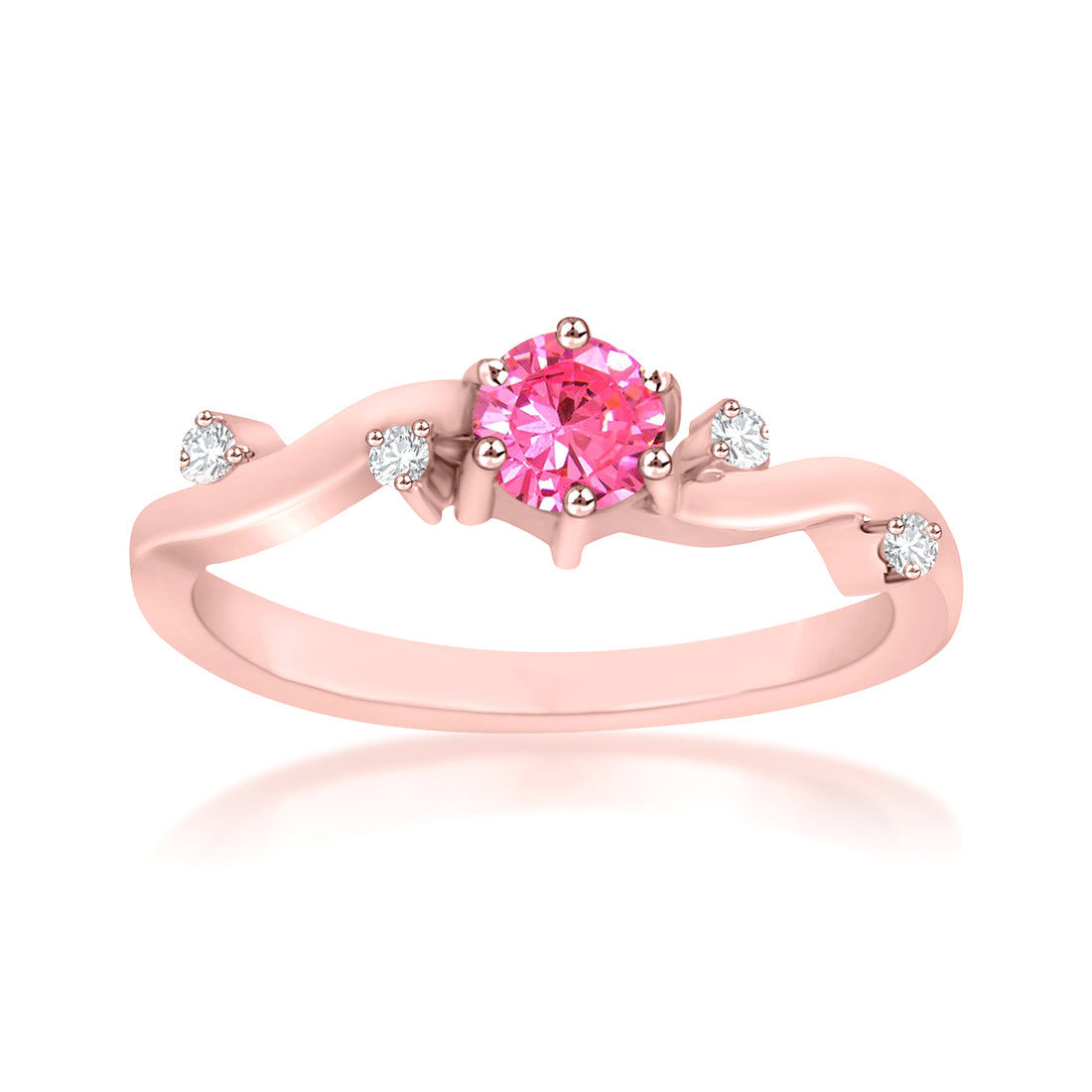 Pink Diamond Ring