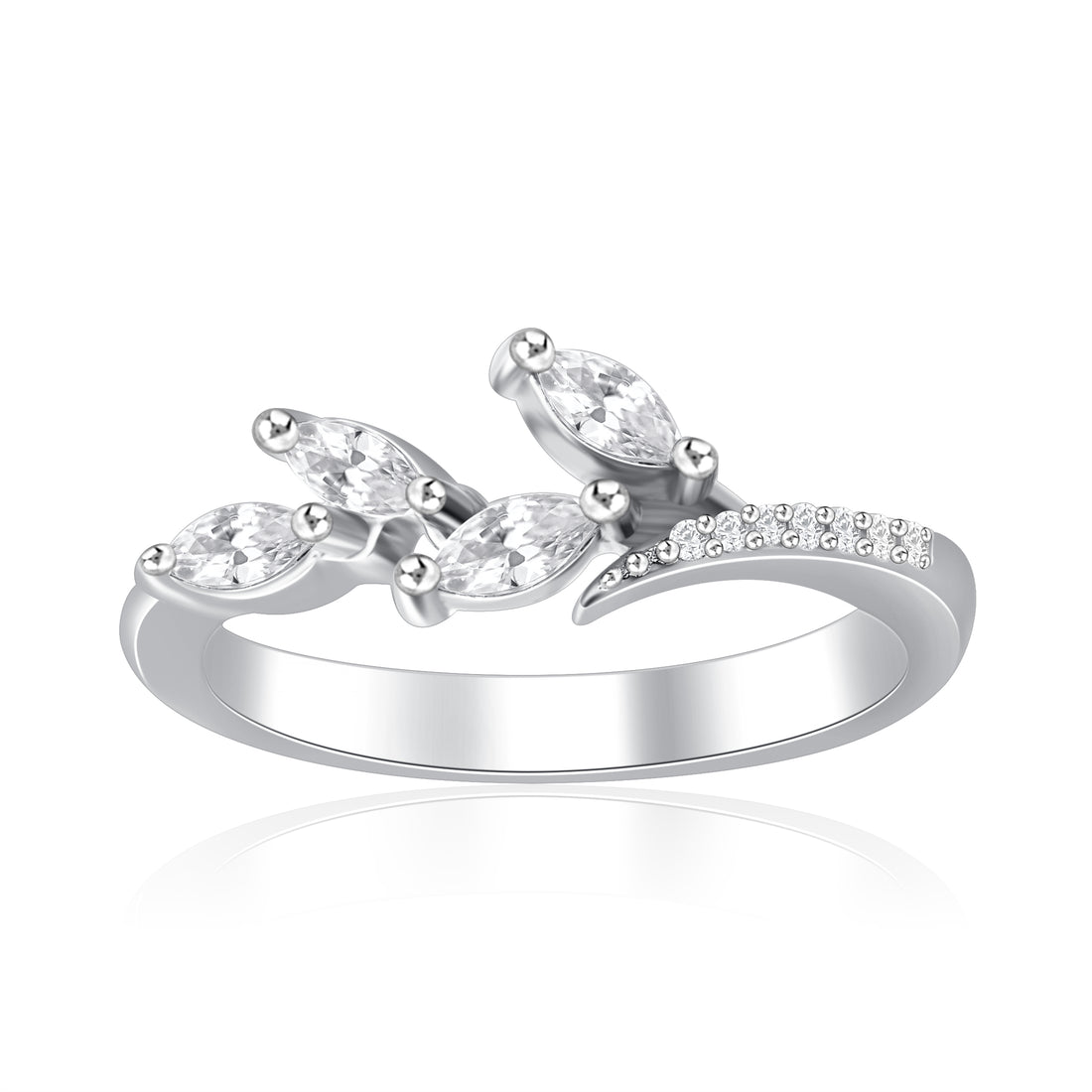 Leafy Lace Diamond Ring