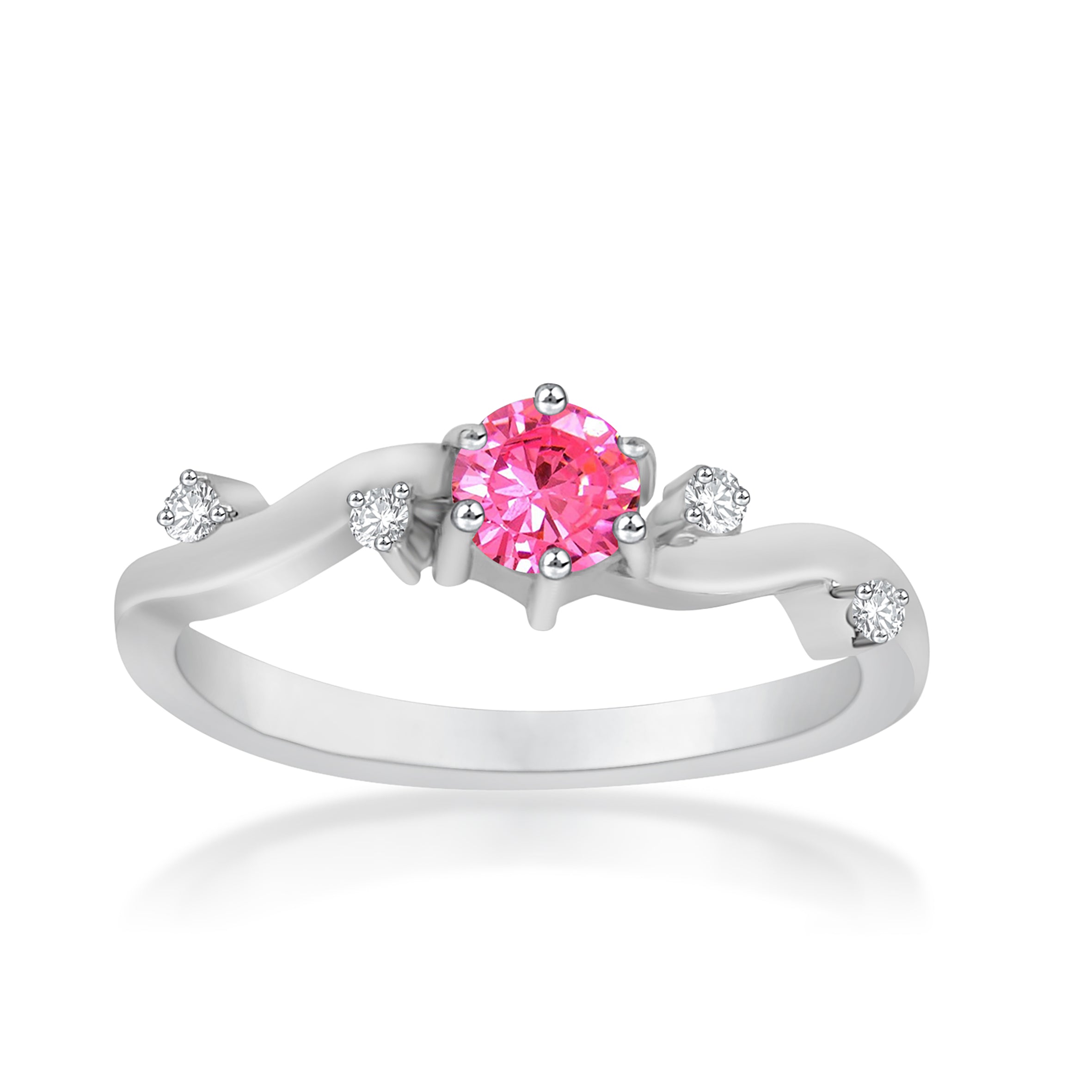 Pink Diamond Ring