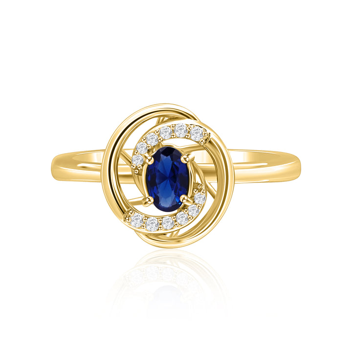 Dignity Center Diamond Ring